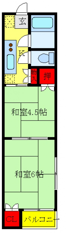 コーポ三樹の間取り図