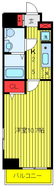 ロアール大山の間取り図