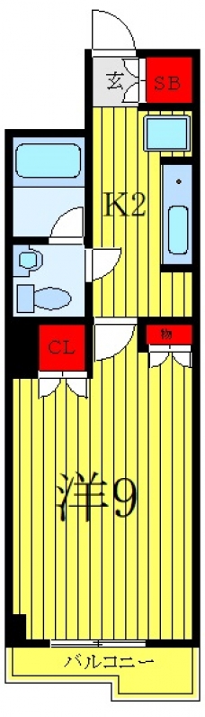 シティヴィラ本町の間取り図