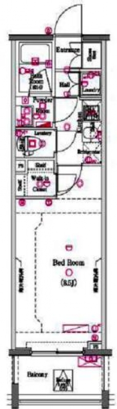 グラントゥルース中板橋の間取り図