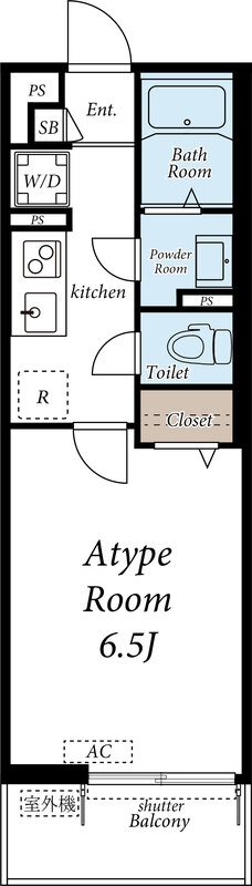 ブランシュバル早宮の間取り図
