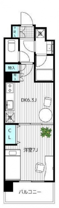 レーベン川口並木ヴェルティア の間取り図