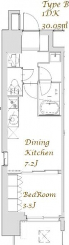 スプランディッド南千住の間取り図