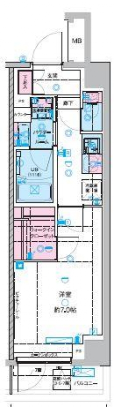 セジョリ池袋本町の間取り図