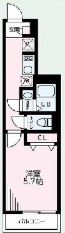 アクセス千川の間取り図