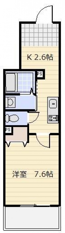 クレア栄町の間取り図