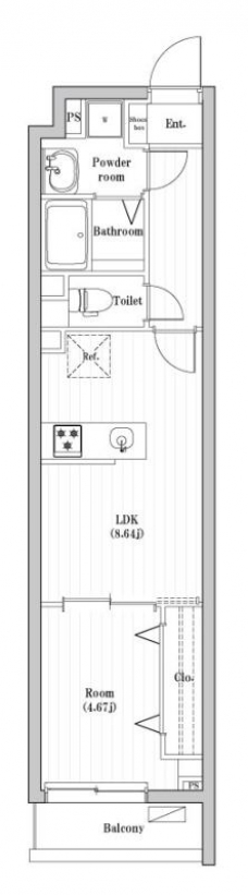 アーバンパーク成増Ⅱの間取り図