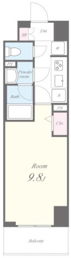 オンズマリーナ浅草の間取り図