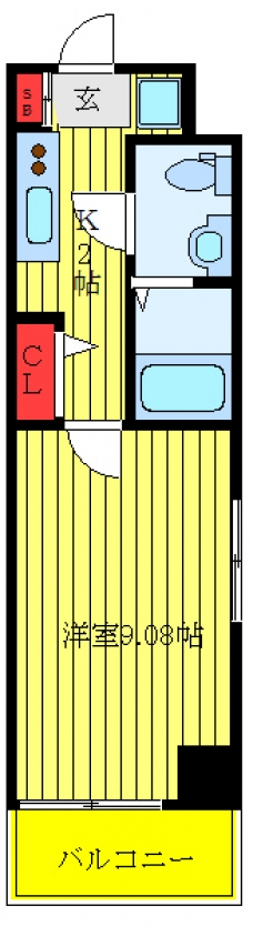 グランパークN.東京の間取り図