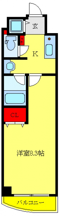 レスタージュ上板橋の間取り図