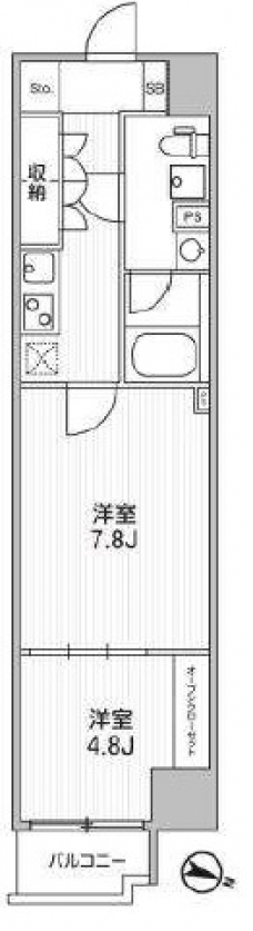 Weave Base -Itabashi Honcho 板橋本町の間取り図