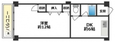 領家マンションの間取り図