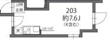 ハレアカラ板橋稲荷台の間取り図