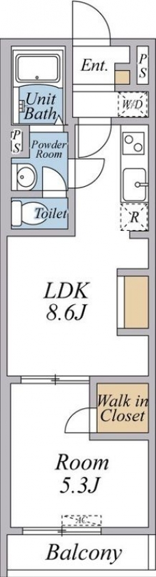 リブリ・高野の間取り図
