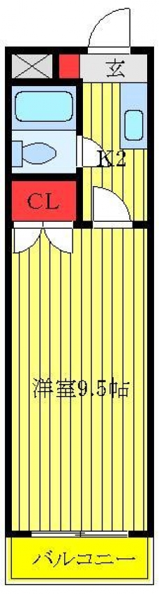 ユースハイムの間取り図