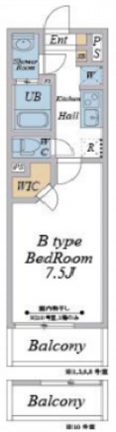 リブリ・椛の間取り図