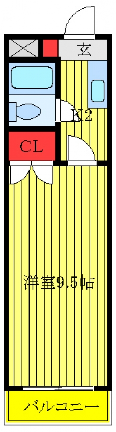 ユースハイムの間取り図