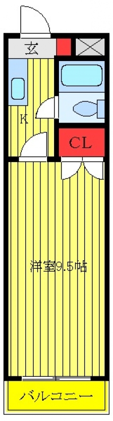 ユースハイムの間取り図