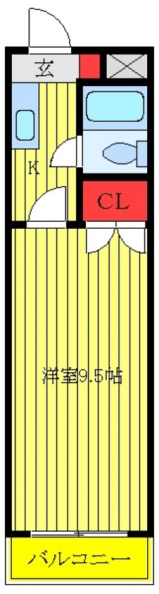 ユースハイムの間取り図