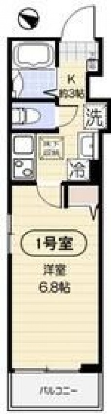 ファインオプト志村の間取り図