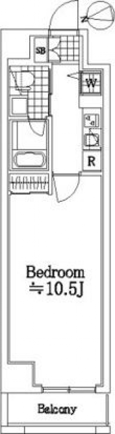 メインステージ大山の間取り図