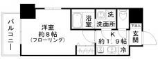 西田マンションの間取り図
