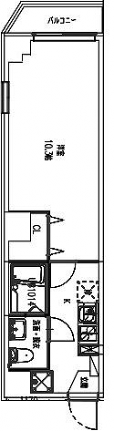 滝野川プレイスの間取り図