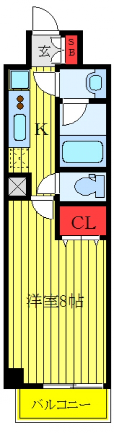 ラフィスタ王子神谷の間取り図