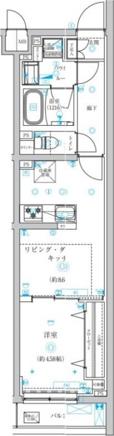 アーバンパーク成増Ⅱの間取り図