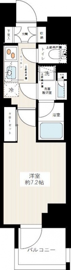 デュフレ南千住の間取り図