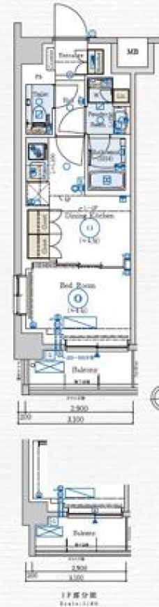 GENOVIA赤羽の間取り図