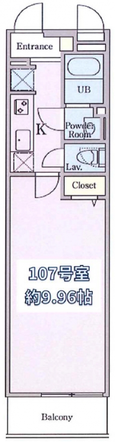 サンライズマンションの間取り図