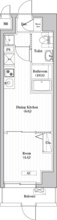 アーバンパーク志村坂上の間取り図