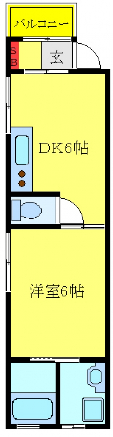 フルリールの間取り図