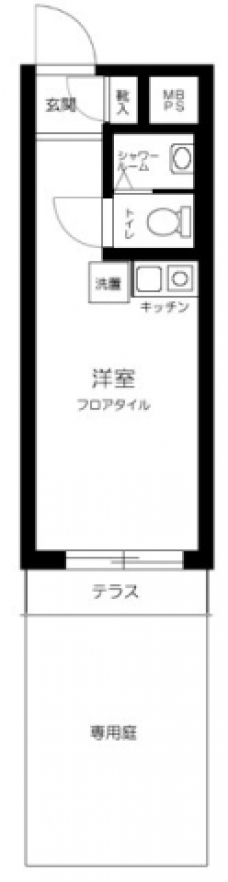 ライオンズマンション椎名町の間取り図