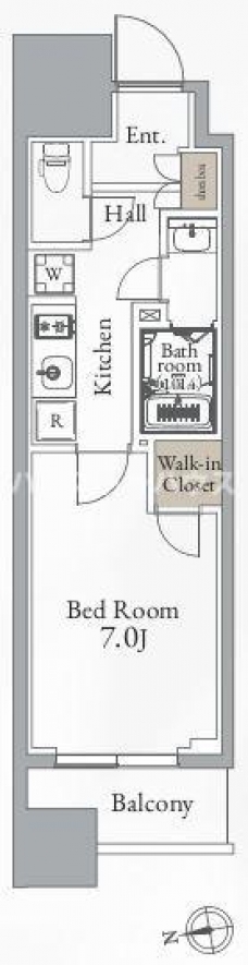 グランカーサ町屋の間取り図