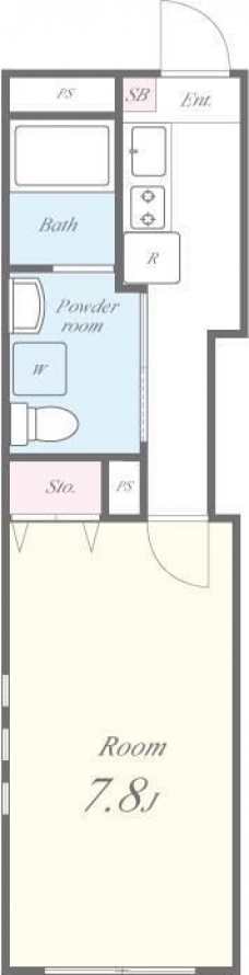 Reberty白山の間取り図