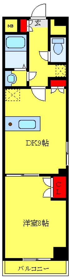 いずみマンションⅡの間取り図
