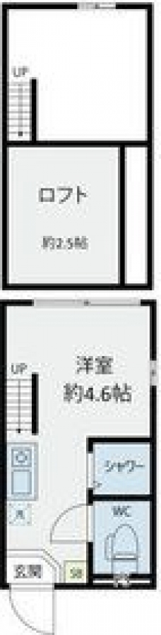 テラスルミエール椎名町の間取り図