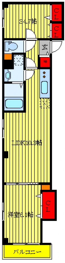ブランノワールの間取り図