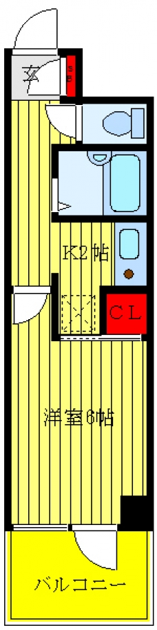 アスパ小石川の間取り図