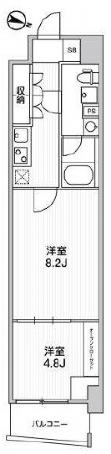 Weave Base -Itabashi Honcho 板橋本町の間取り図