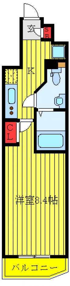 GENOVIA板橋skygardenの間取り図