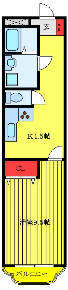 パラドール常盤5の間取り図