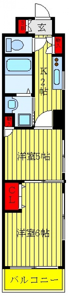 クレアシオン板橋本町の間取り図