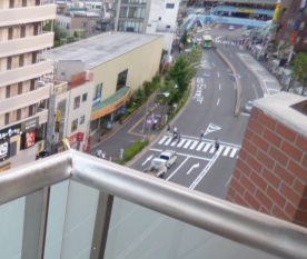 王子の街を一望